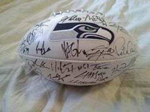 Seattle Seahawks Autographed Items Collectibles, Seahawks